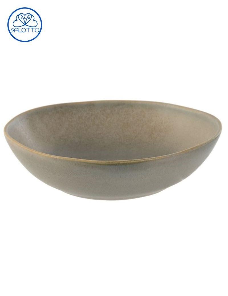 Plato gres esmaltado desgastado verde claro | Sottovento