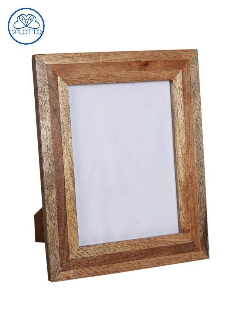 Portafoto in legno 10x2x20 cm naturale | Sottovento