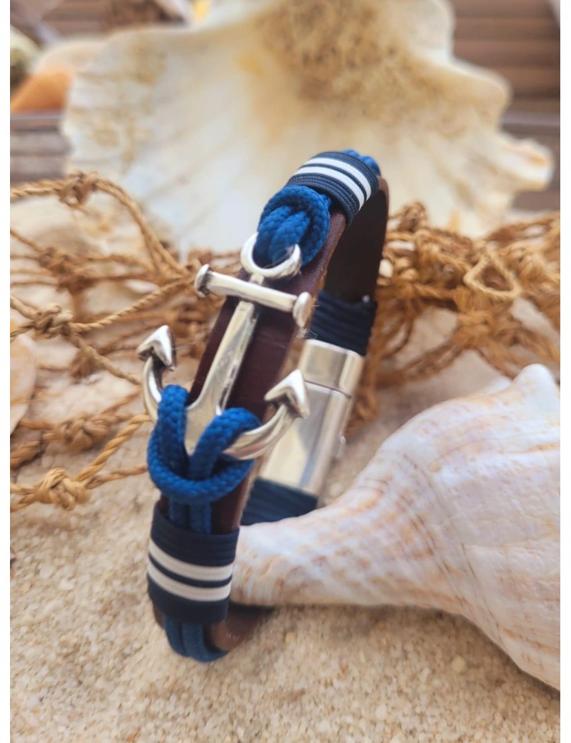 Bracciale nautico ancora blu hostess | Sottovento