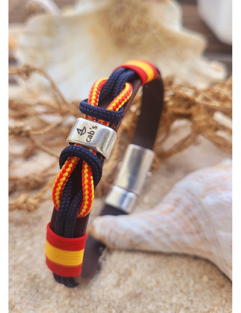 Bracciale nautico nodi Spagna blu navy | Sottovento