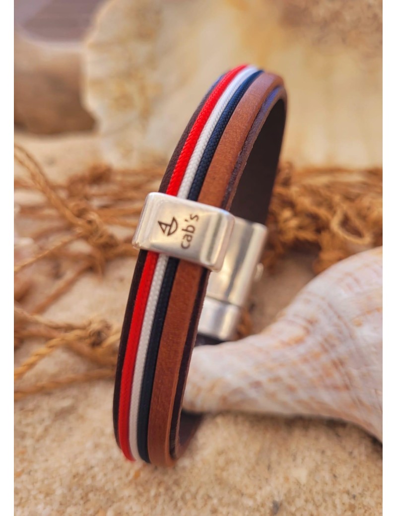 Pulsera nautica mod couro | Sottovento