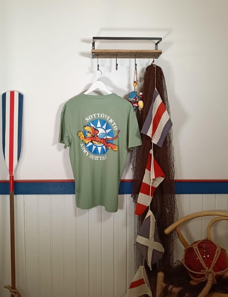 Camiseta tiger army heritage verde cáqui | Sottovento