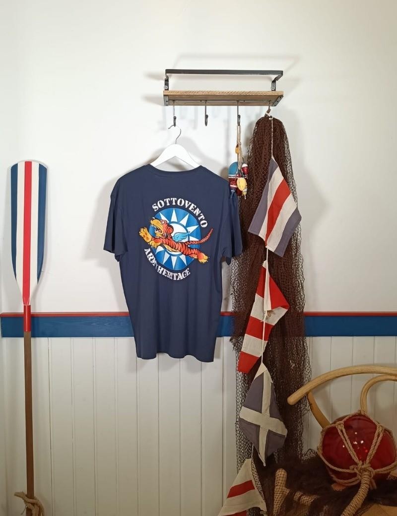 Maglietta tiger army heritage blu navy | Sottovento