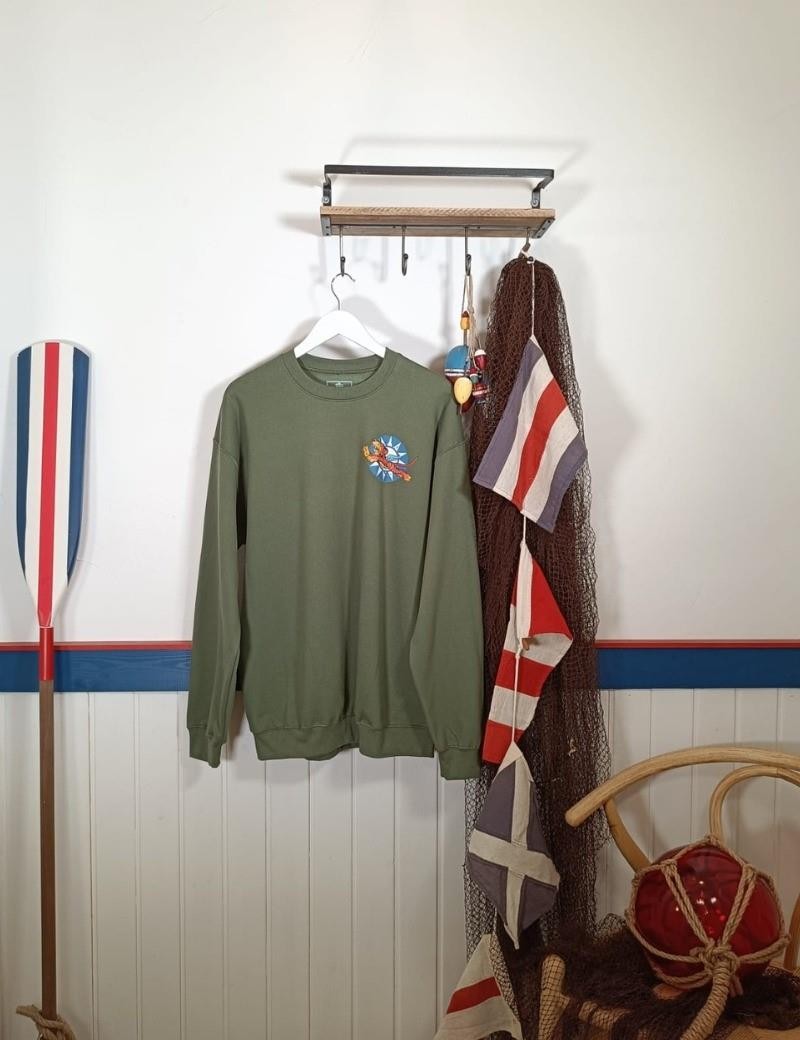 Tiger Army Heritage Khaki Green Sweatshirt | Sottovento
