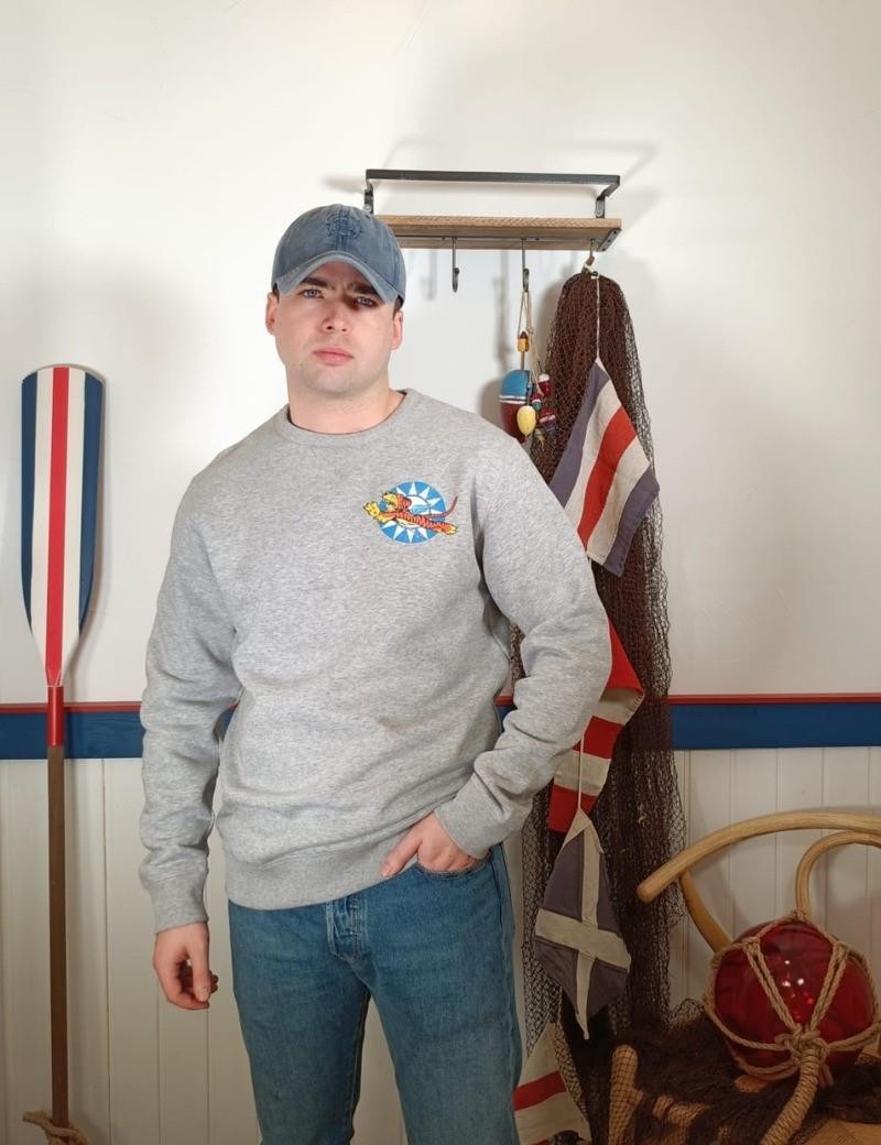 Grey tiger army heritage sweatshirt | Sottovento