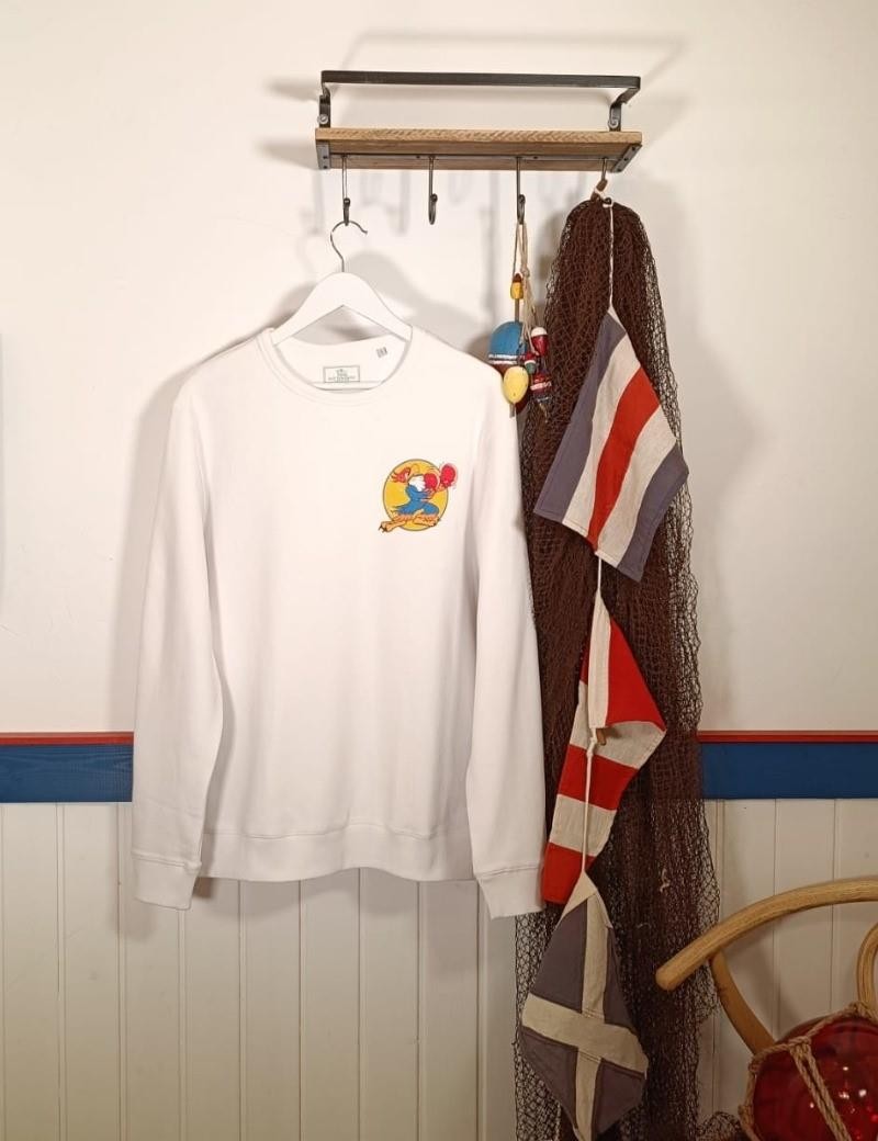 Felpa eagle army heritage bianco | Sottovento