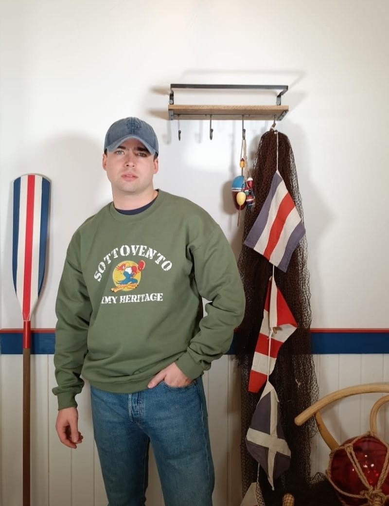 Eagle Army Heritage grüne Khaki Kapuzenjacke | Sottovento