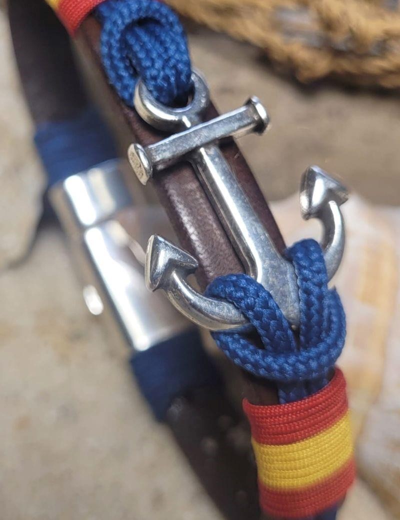 Royal blue anchor nautical bracelet | Sottovento