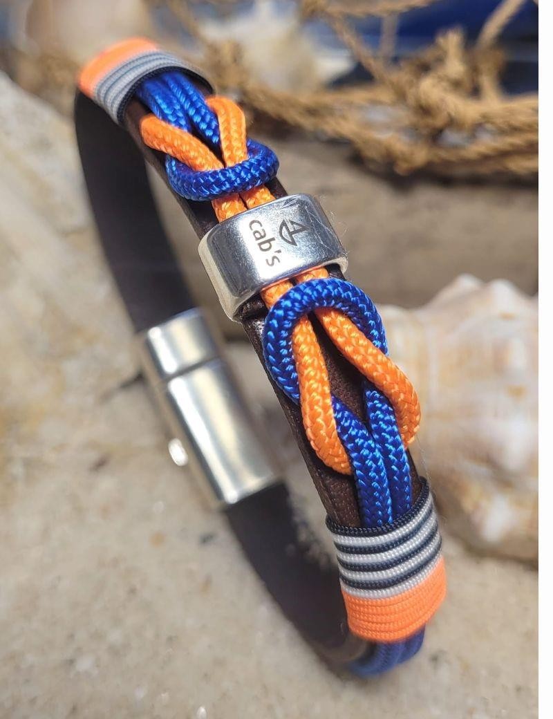 Bracelet nautique nœuds bleu royal | Sottovento