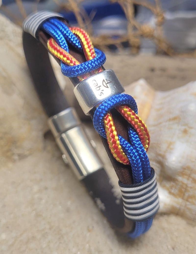 Bracelet nautique nœuds bleu royal | Sottovento