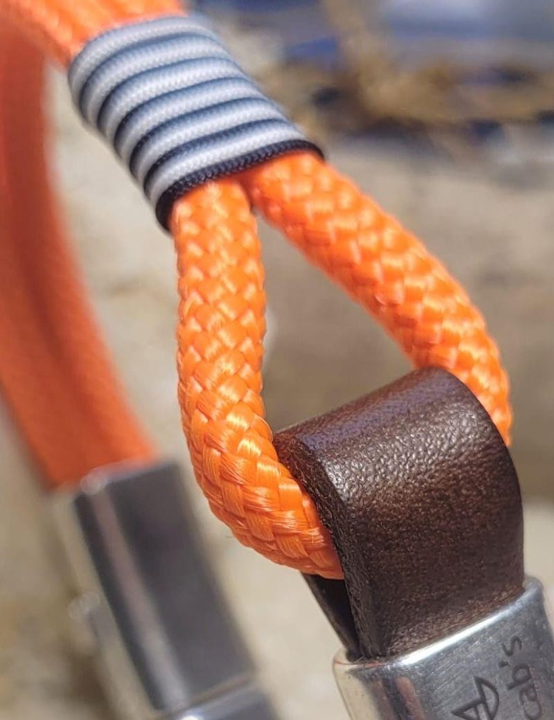 Bracelet nœud de cap orange | Sottovento