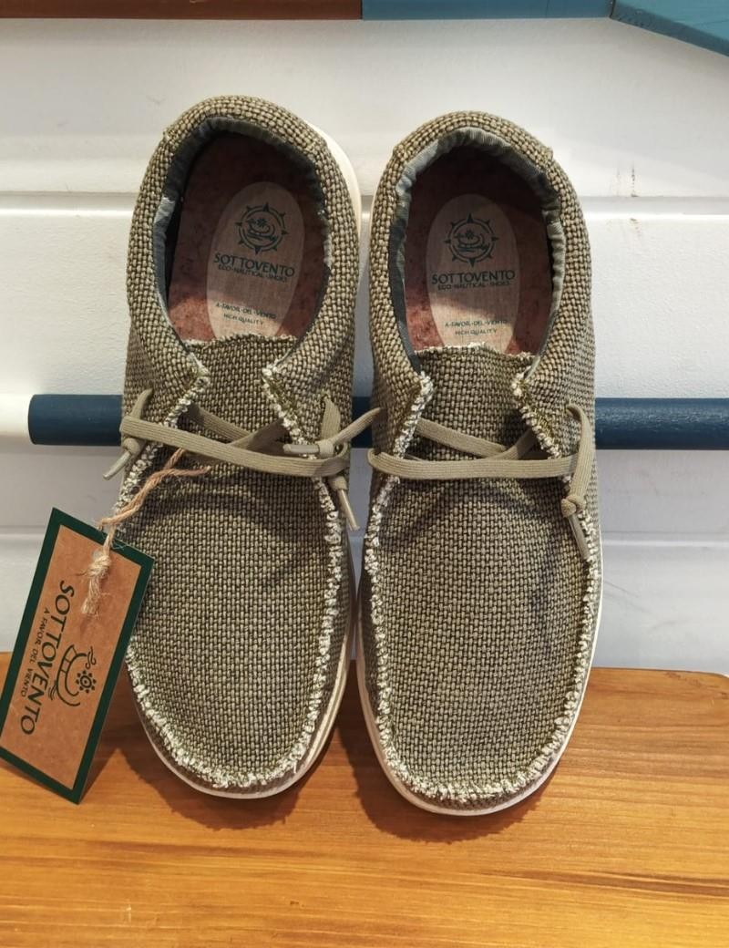 Náutico cordon tejido verde khaki | Sottovento