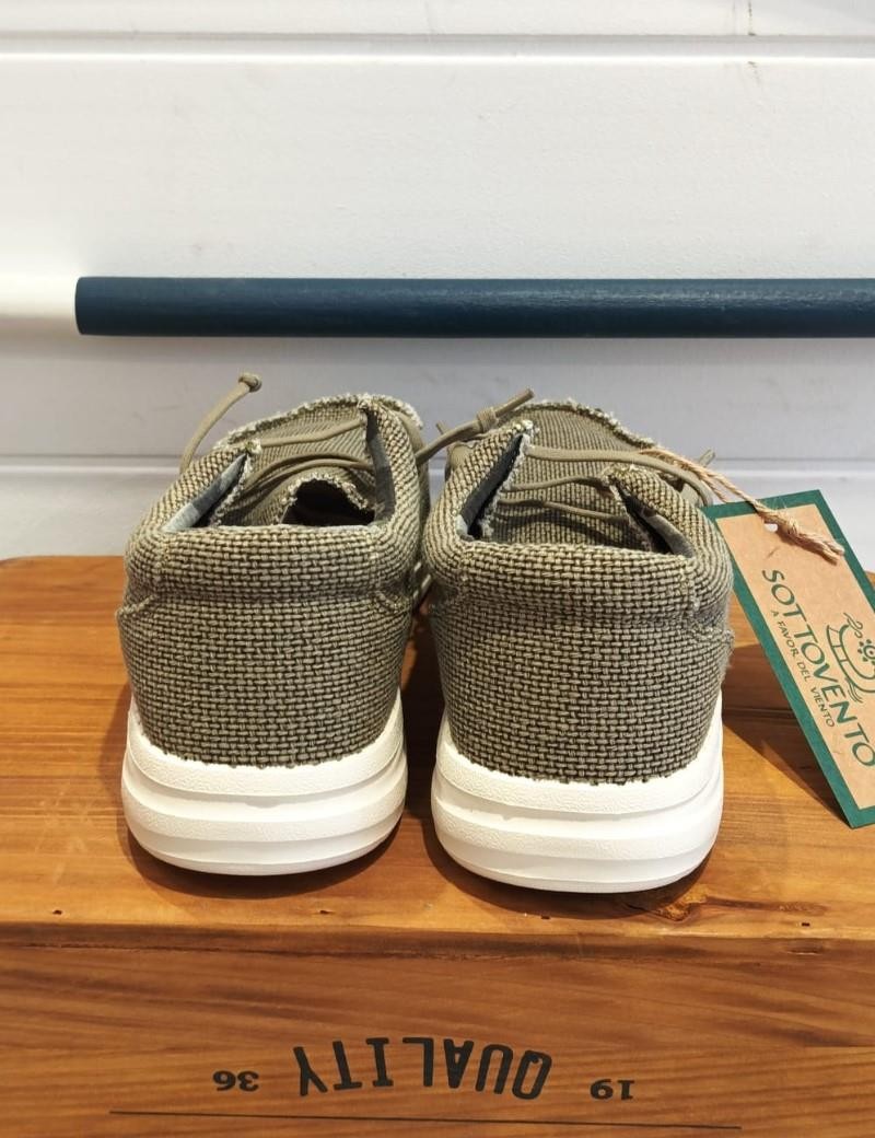 Náutico cordon tejido verde khaki | Sottovento