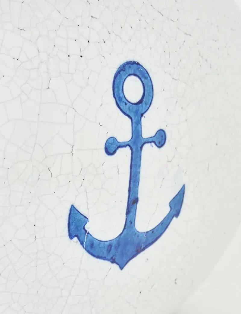 Terracotta anchor white lamp | Sottovento