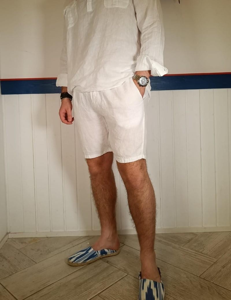 Short lino blanco | Sottovento