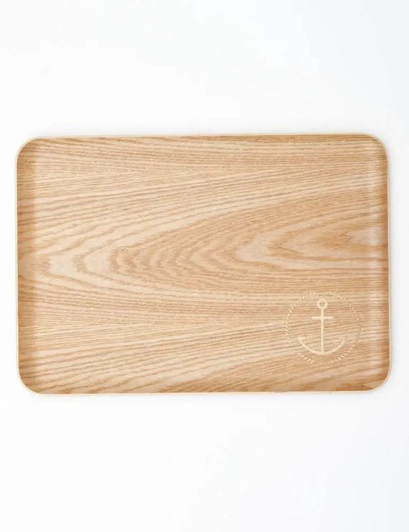 Unassigned anchor bamboo tray | Leeward