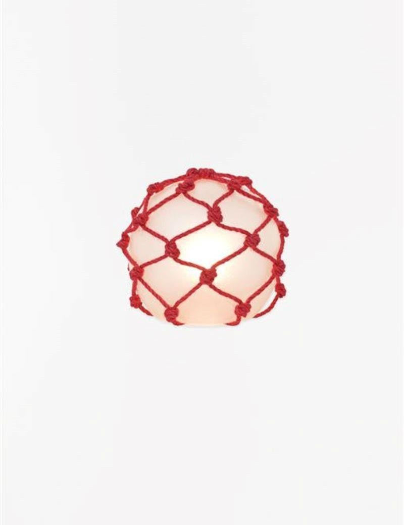Lampe bouée corde rouge rouge | Sottovento