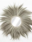 Espejo Boho Chic en Rayung Natural – Diseño Artesanal