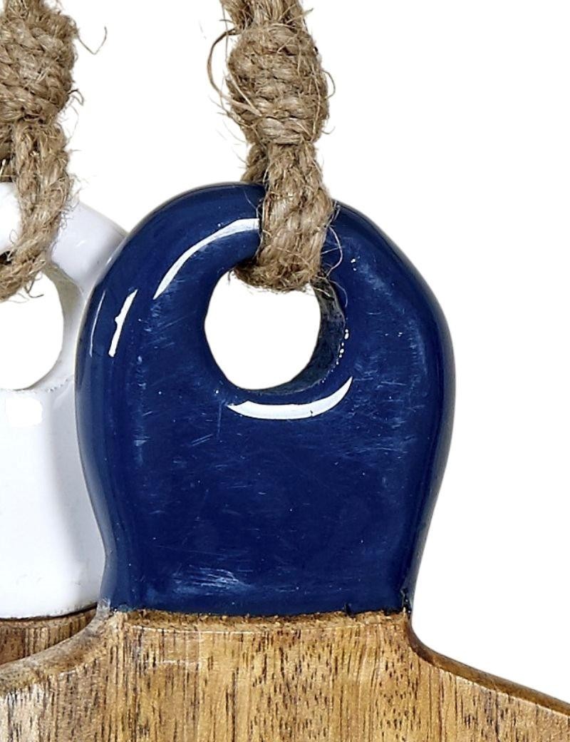 Tabla  rectangular de madera y esmaltada liso azul | Sottovento