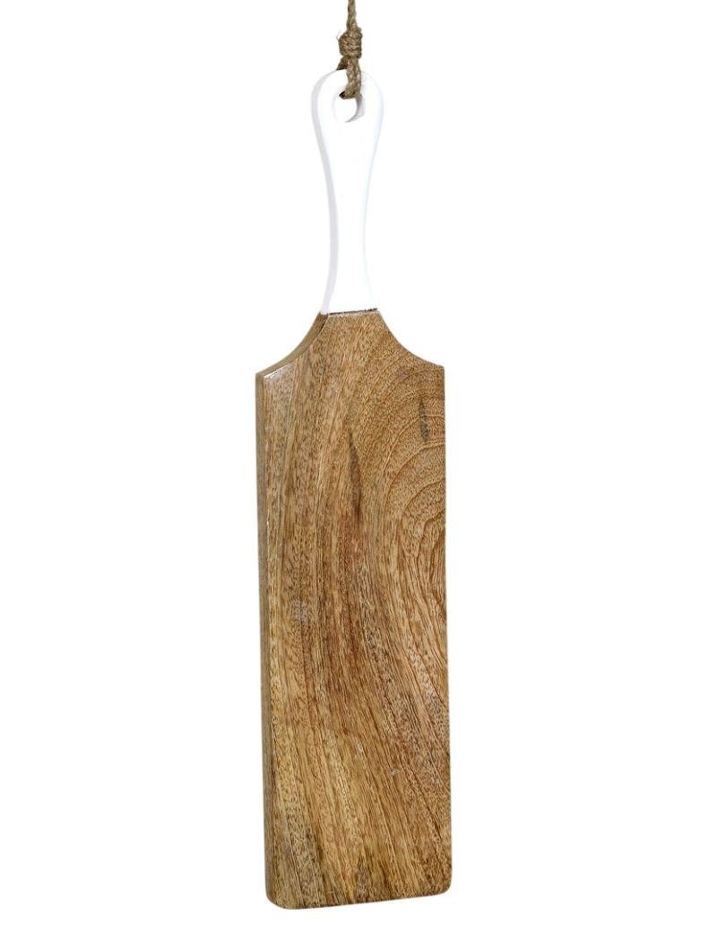 Table rectangulaire longue en bois et émaillée lisse blanc | Sottovento