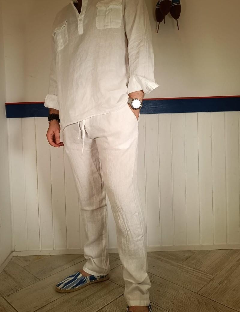Pantalón lino blanco | Sottovento