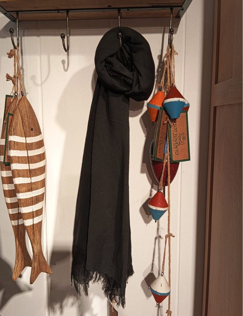 Foulard Bambú Tinta Fría Negro | Sottovento