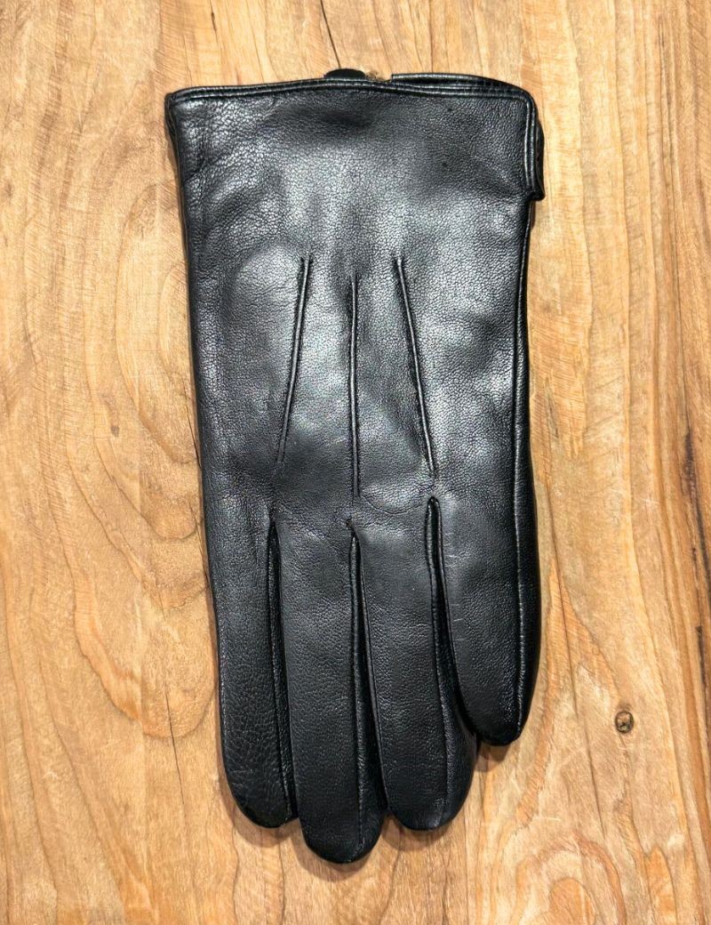 Gants peau d'agneau noir | Sottovento