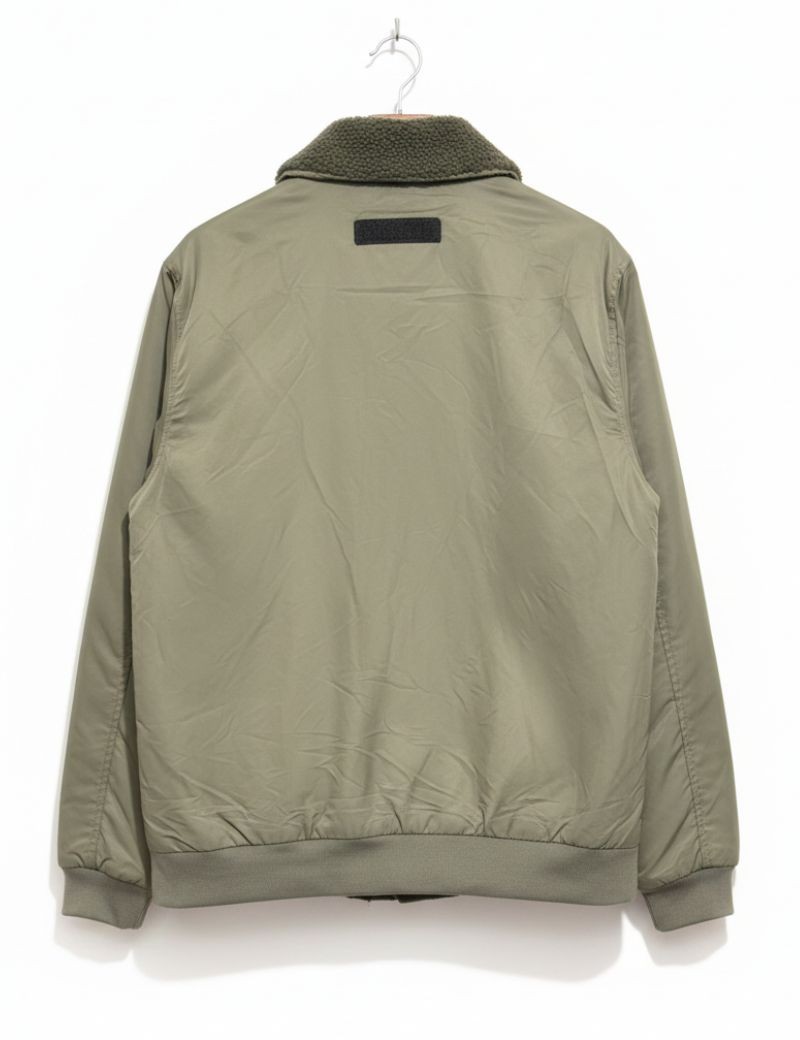 Bomber en nylon vert mouton | Sottovento