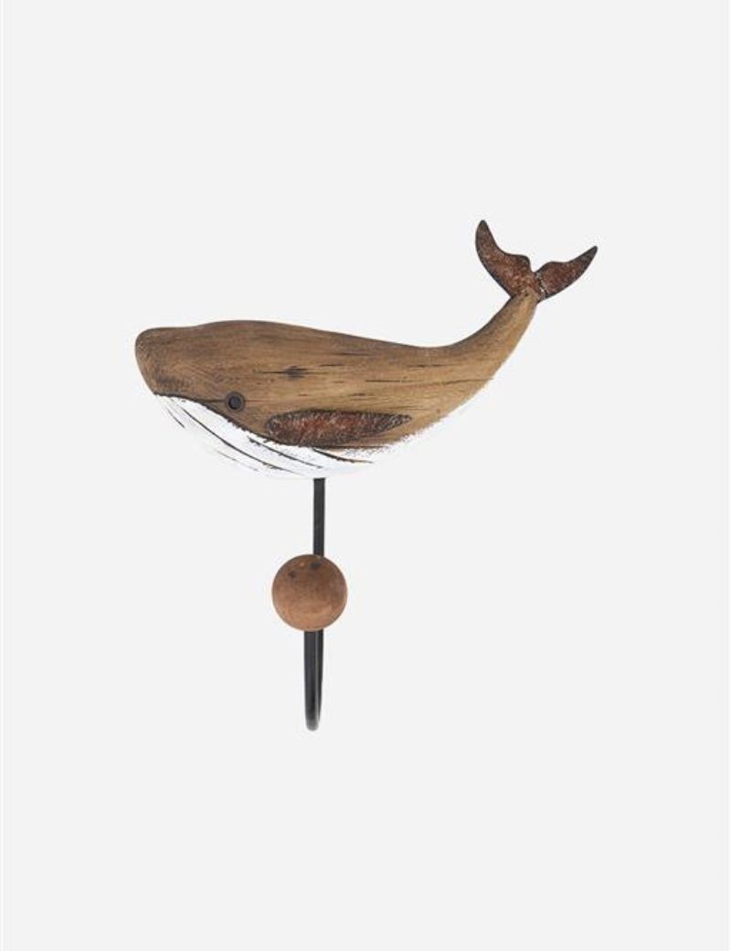 Perchero ballena de madera طَبِيعِيّ | Sottovento