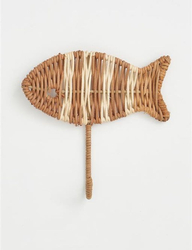 Natürlicher Fisch Rattan Kleiderständer | Sottovento