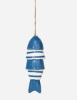 CAMPANILLA DE VIENTO CON FORMA DE PEZ DE GRES