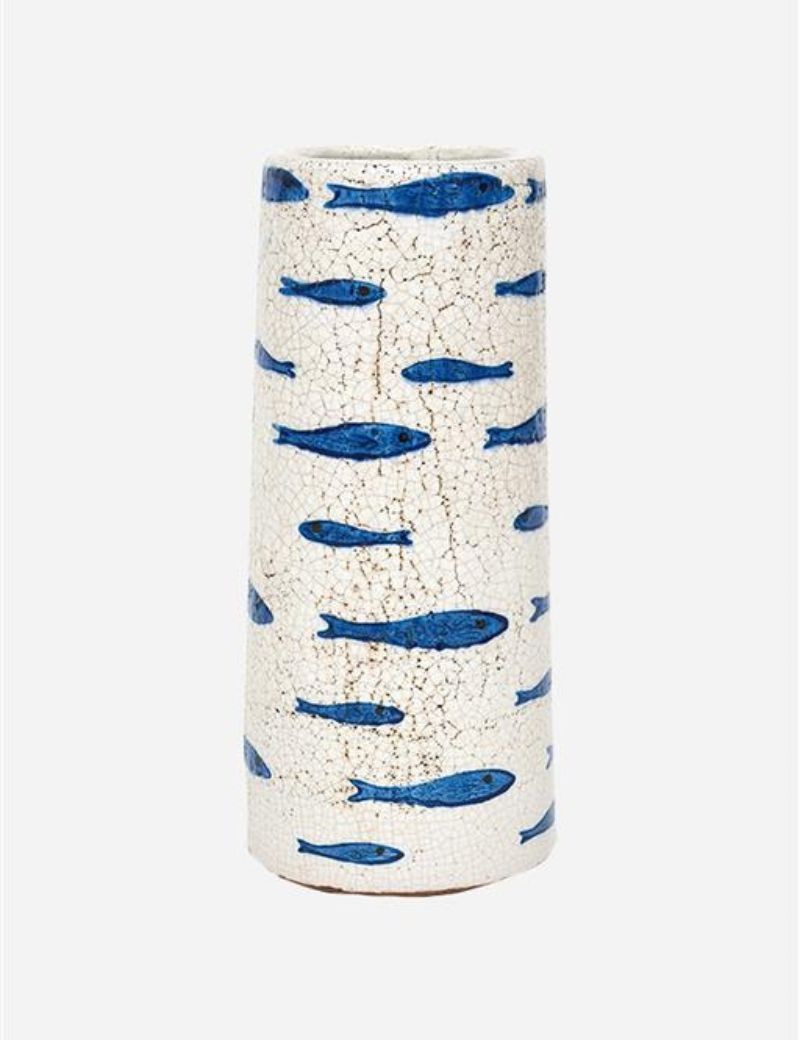 Jarron de terracota peces blau | Sottovento