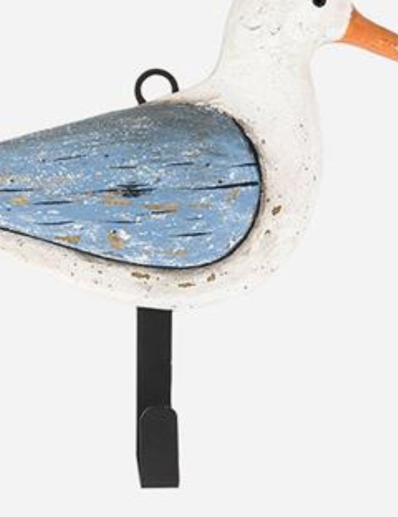 Perchero gaviota de madera bleu | Sottovento