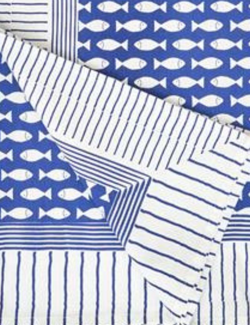 Mantel de mesa peces blu | Sottovento
