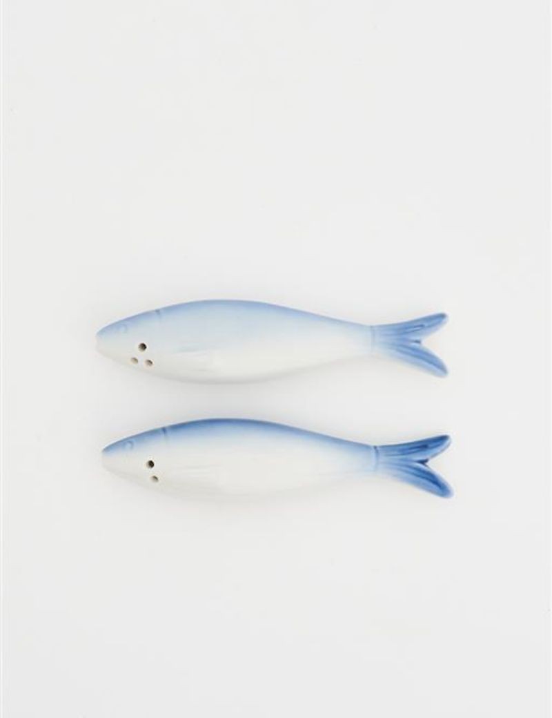 Set de salero y pimentero peces blue | Sottovento