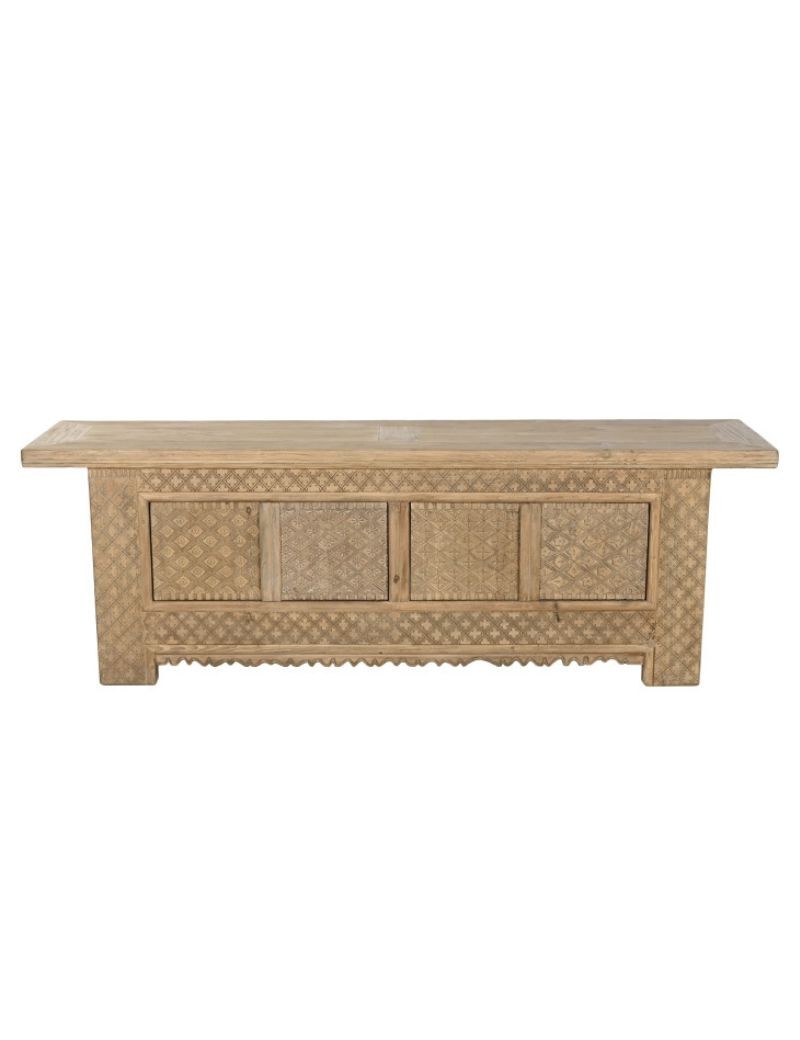 Mueble tv de olmo macizo tallado طَبِيعِيّ | Sottovento