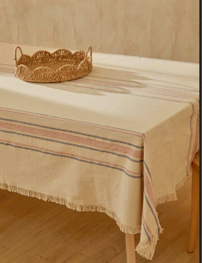 Mantel con rayas tejids blue | Sottovento